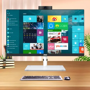 23.8 Inch All-in-One Touch Screen Desktop Computer with Rotating Lifting Base - Core i3/i5/i7, Camera Included