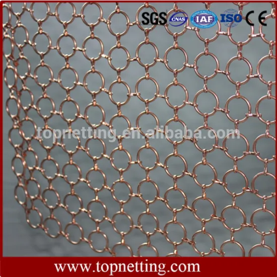 Metal Ring Curtain / Decorative Ring Mesh