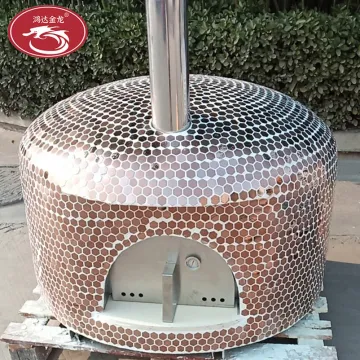 Black Mosaic DIY Pizza Oven Custom Outdoor Pizza Oven Wood Fire Commercial