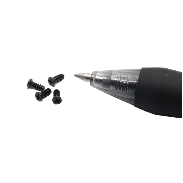 cross machine black medical monitor screws