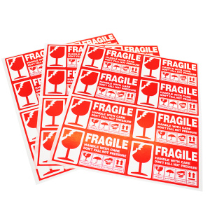 Warning labels a4 sheet