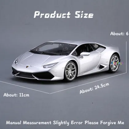 Bburago 1:18 Scale Diecast Model Car: The Huracán LP610-4 Alloy Collectible
