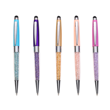 Wholesale Luxury Diamond Crystal Stylus Pen with Customizable Logo