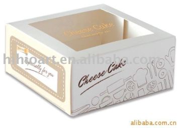 Food Grade Cheese Cake Box with Clear Window-Baking Dream
