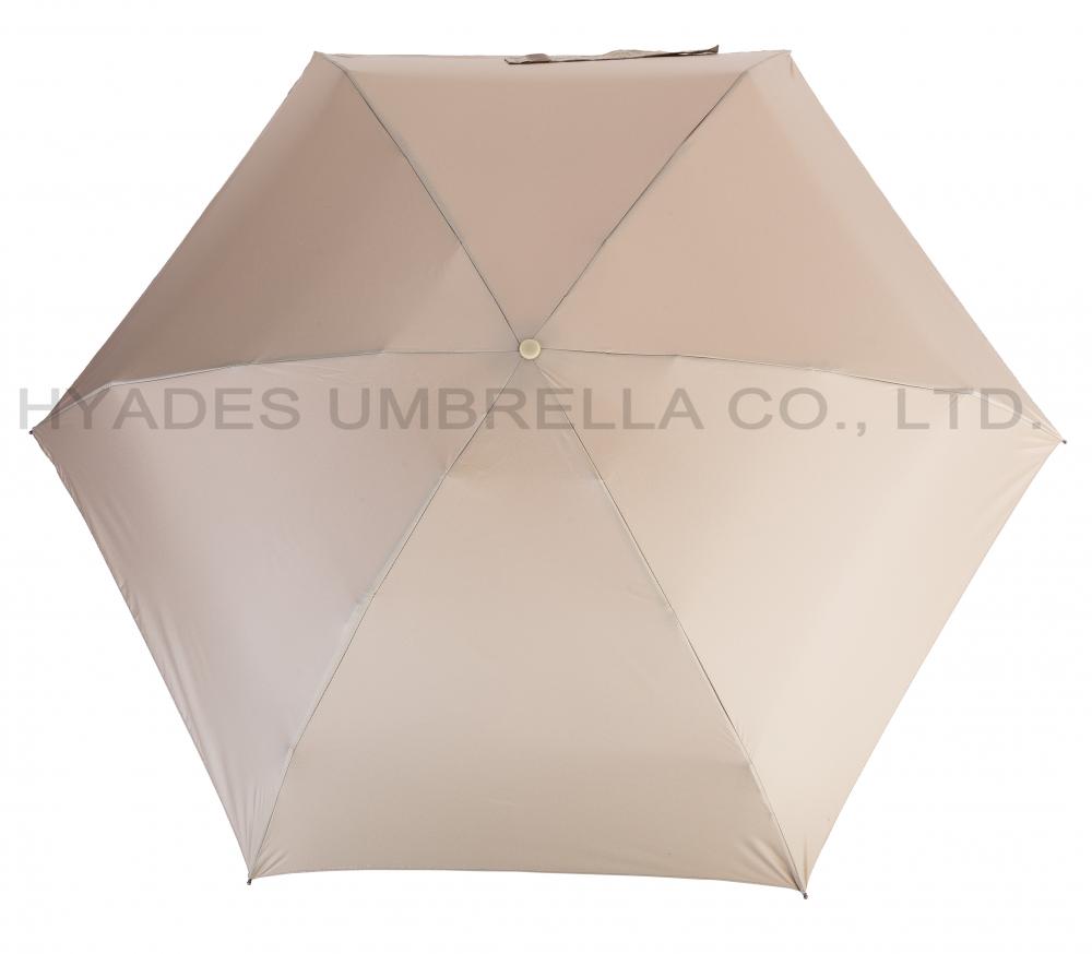 Light Compact Multiple Colors 5 Folding Umbrella