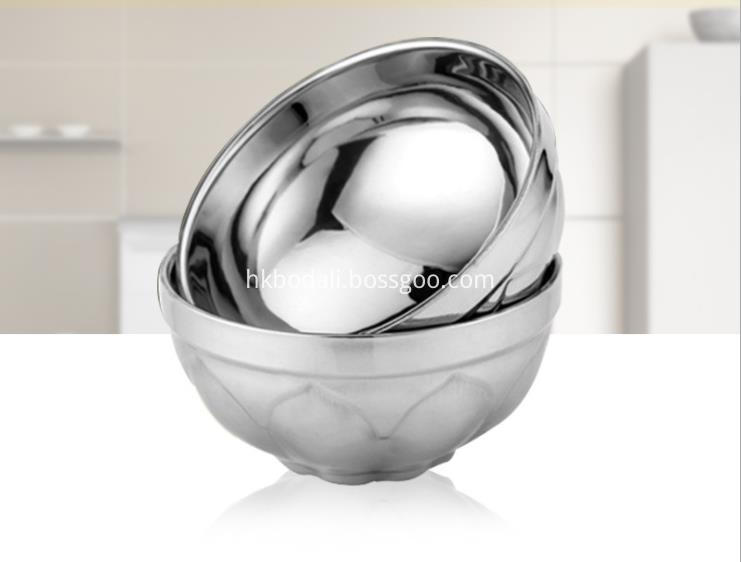 Stainless Steel Bowl Iron Proof Tableware