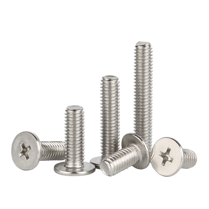 Stainless Steel Zinc Cross Phillips Wafer Head Screw