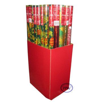 Gift Wrapping Paper Packed by PDQ Box/ PDQ Display Box/ PDQ Tray