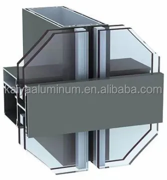 Aluminum Curtain Wall Profiles Manufacturer for Building Glass Curtain Walls