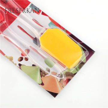 Kangkai Heat Resistant Silicone Baking Tool Set with Plastic Handles