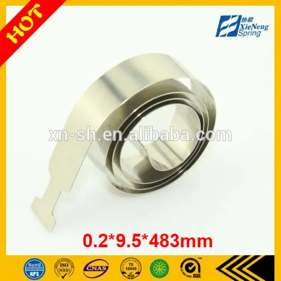 0.2*10*590mm sus301 variable force spring