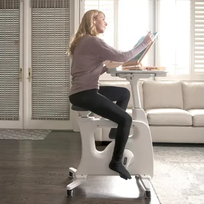 Loctek F209DT-A: Ergonomic Height-Adjustable Desk Side Exercise Bike
