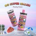 스웨덴은 일회용 vape OG Super Smash 10000puffs를 사용자 정의합니다