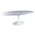 Vente chaude moderne Saarinen table de tulipe ovale à manger