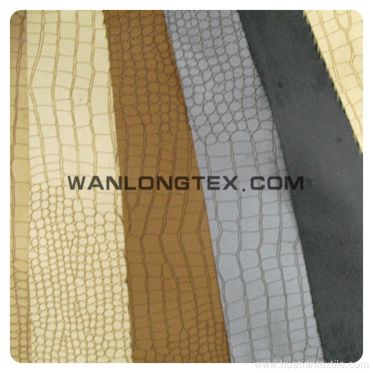 Fashionable Pattern Design Microfiber Suede Fabric