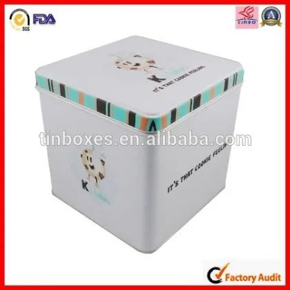 cake box square tin boxes for rice cakes