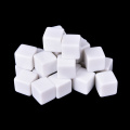 25PCS Gaming Dice Standard Six Sided Round Corner Die RPG For Birthday Parties Other Game Accessories White 16mm