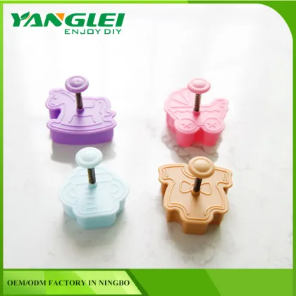 4pcs/set traditional cookie cutting sheet cookie cutter cookie punch