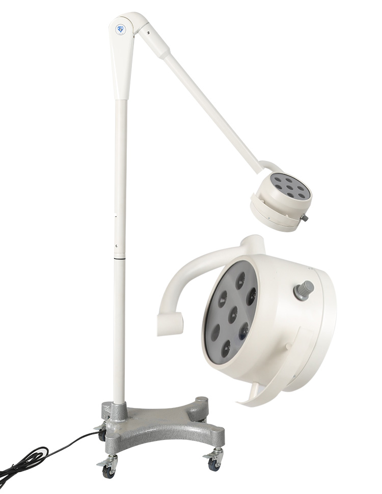 Mobile type shandowless surgery lamp