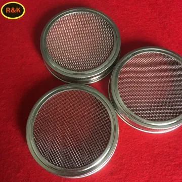 stainless steel silver metal lids for mason jar