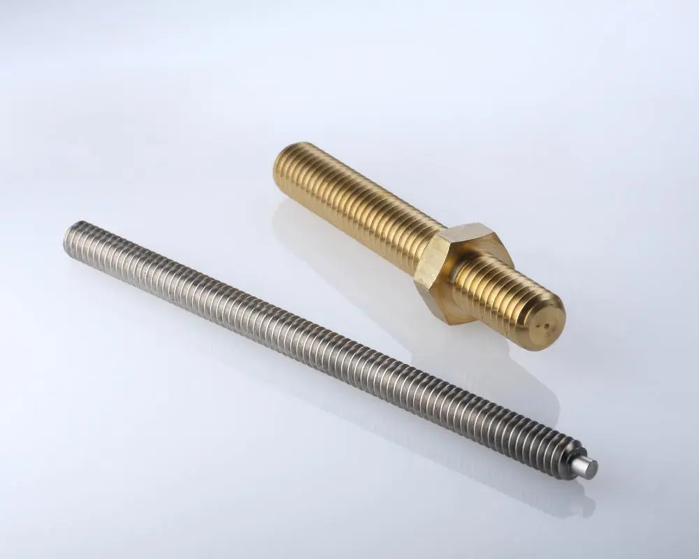 CNC Brass Alloy Threaded Shafts