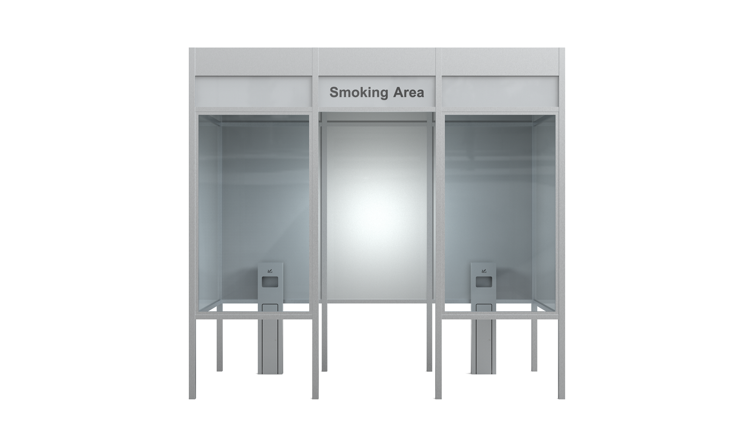 Custom Office Building Smoking Booth
