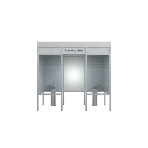 Custom Office Building Smoking Booth
