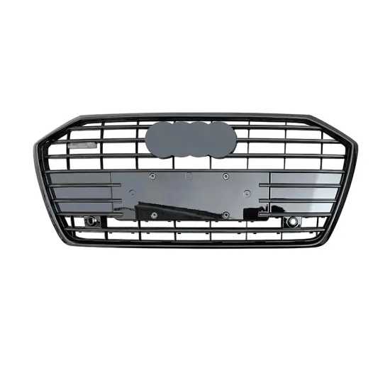 Sport Style Black Ring Strip Front Bumper Grille for Audi A6/S6 C8 2019-2023
