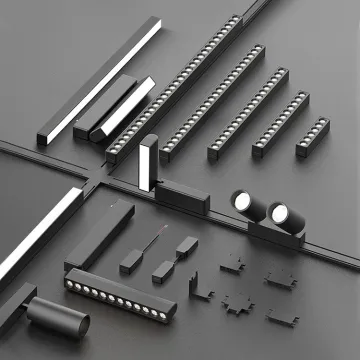 Ultra Thin Surface Mount DC48V LED Magnetic Track Lighting System
