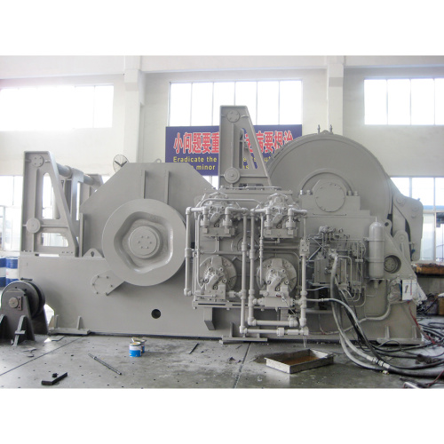 Marine hydraulic tower winch