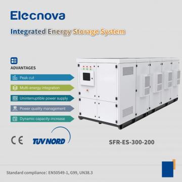 Stockage de stockage solaire de 300kwh