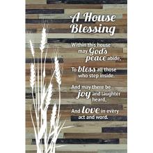 Blessing Blessing Rustic Wood Plaque