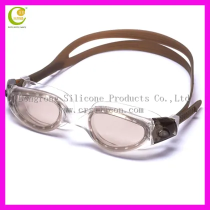 Rainbow swimming goggles,waterproof silicone rubber swimming goggles,indoor glass swimming pool