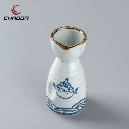 CHAODA Porcelain Wine Pot and Sake Cup Set
