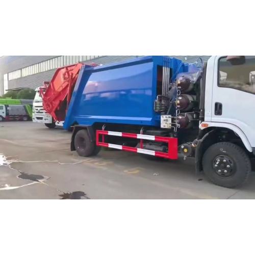 Nuevo camión de basura de saneamiento municipal y ambiental