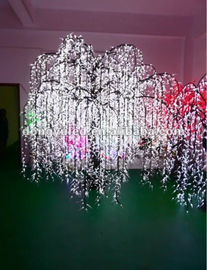 White led willow tree light