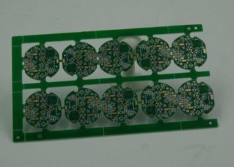 4 Layer Green Rigid PCB Board with Gold Finish, White Silks