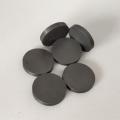 Botones magnéticos de cerámica de disco circular de ferrita negro