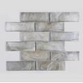 House White Cloud Pattern Glass Mosaic Entryway Tiles