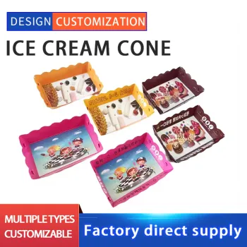 Handmade Popsicle paper holder cover paper plate