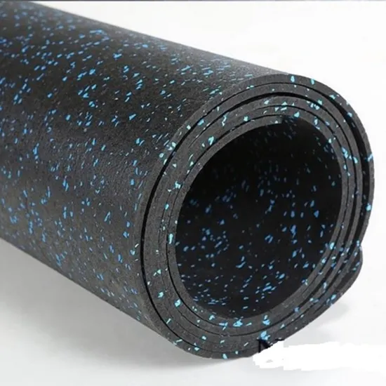 2mm to 10mm rubber flooring rolls for gyms