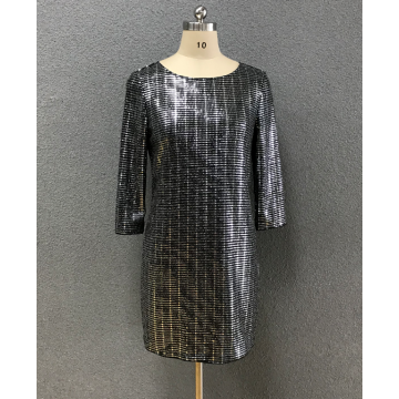 women's round neck dress