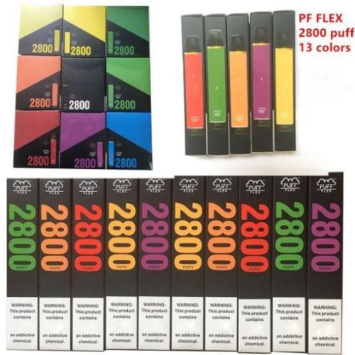 Puff Flex 2800puffs cigarettes électroniques Vape de haute qualité