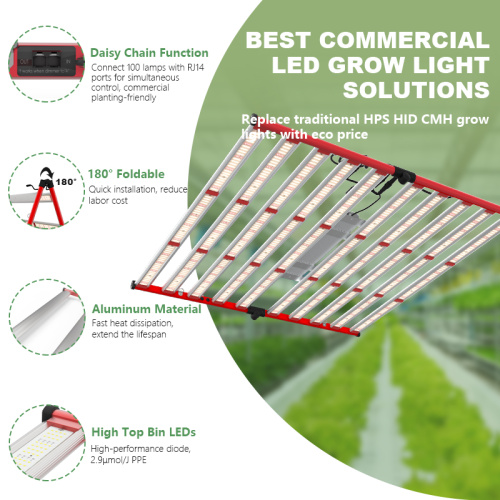 High Power Hydroponics System 1000W Led Grow Lights
