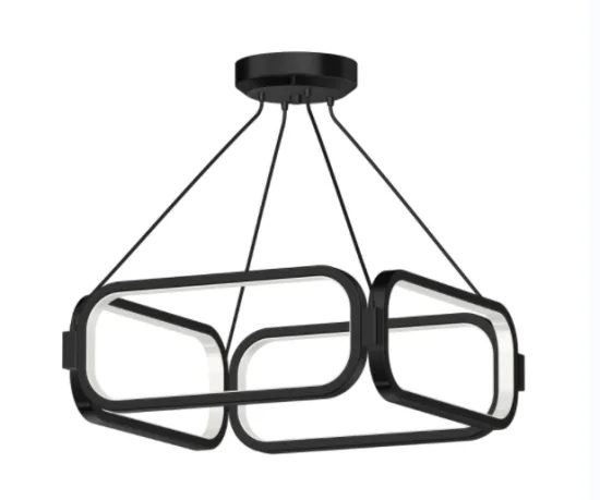 LED Lamps Square Steel Lantern Pendant Light