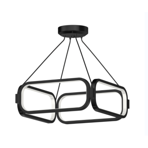 LED Lamps Square Steel Lantern Pendant Light