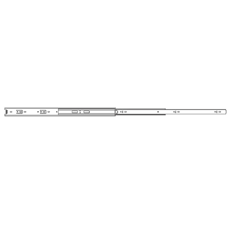 Silent Three Section Guide Rail for Automation ODM