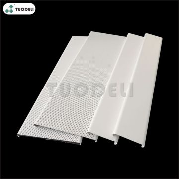 Système de plafond linéaire en U en aluminium