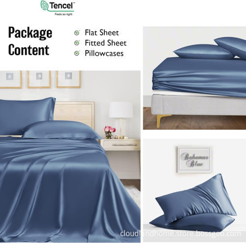 Tencel Luxury Bed Sheets Linen Tencel Cloudland