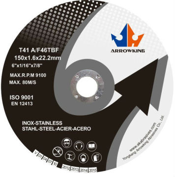 abrasives cut off wheel for stainless steel